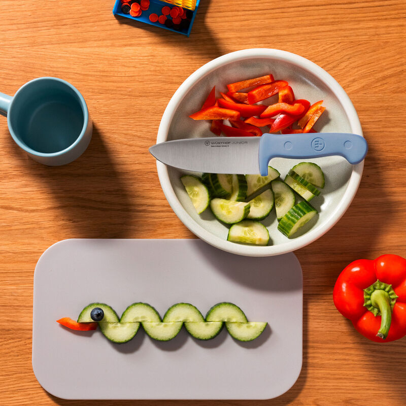 Junior kockkniv 10 cm, blå