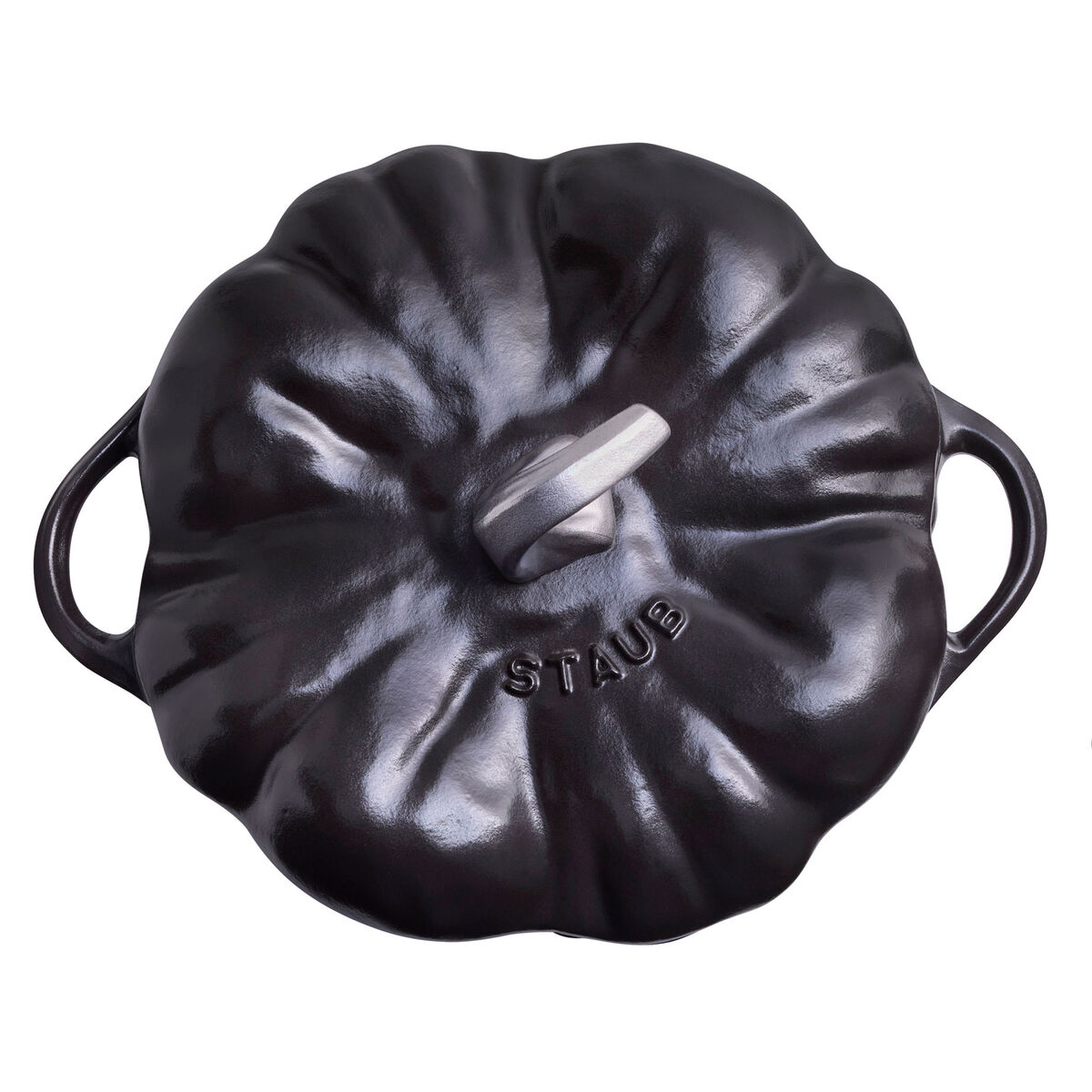 La Cocotte Græskar støbejernsgryde 24 cm / 3,5 liter, sort