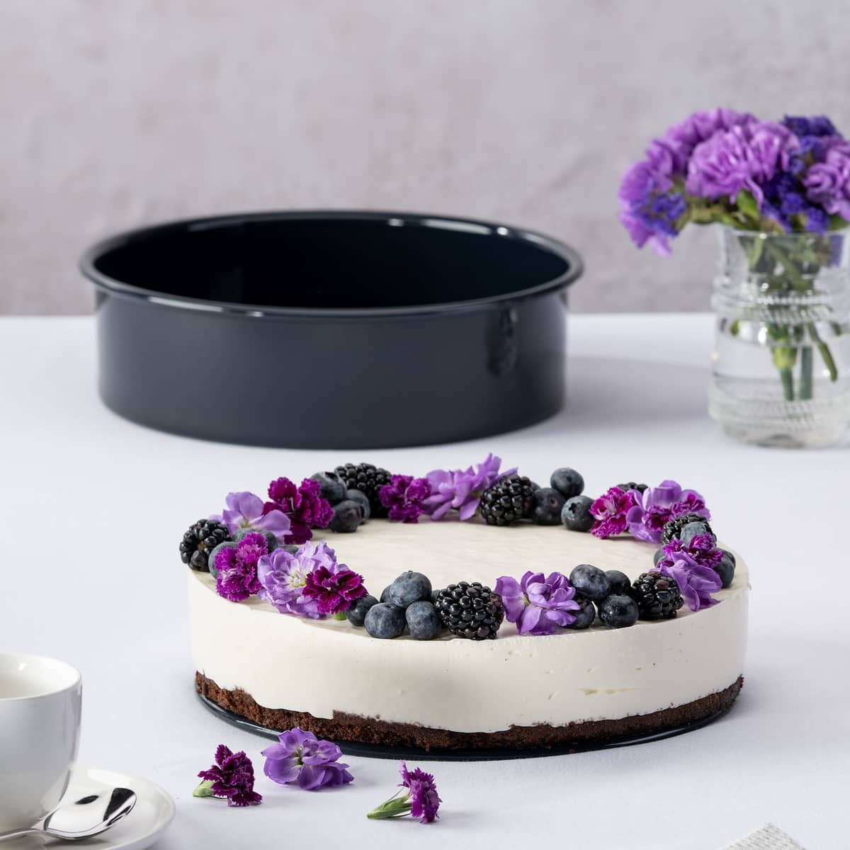 Bakeform med avtakbar bunn 26 cm, mørkeblå