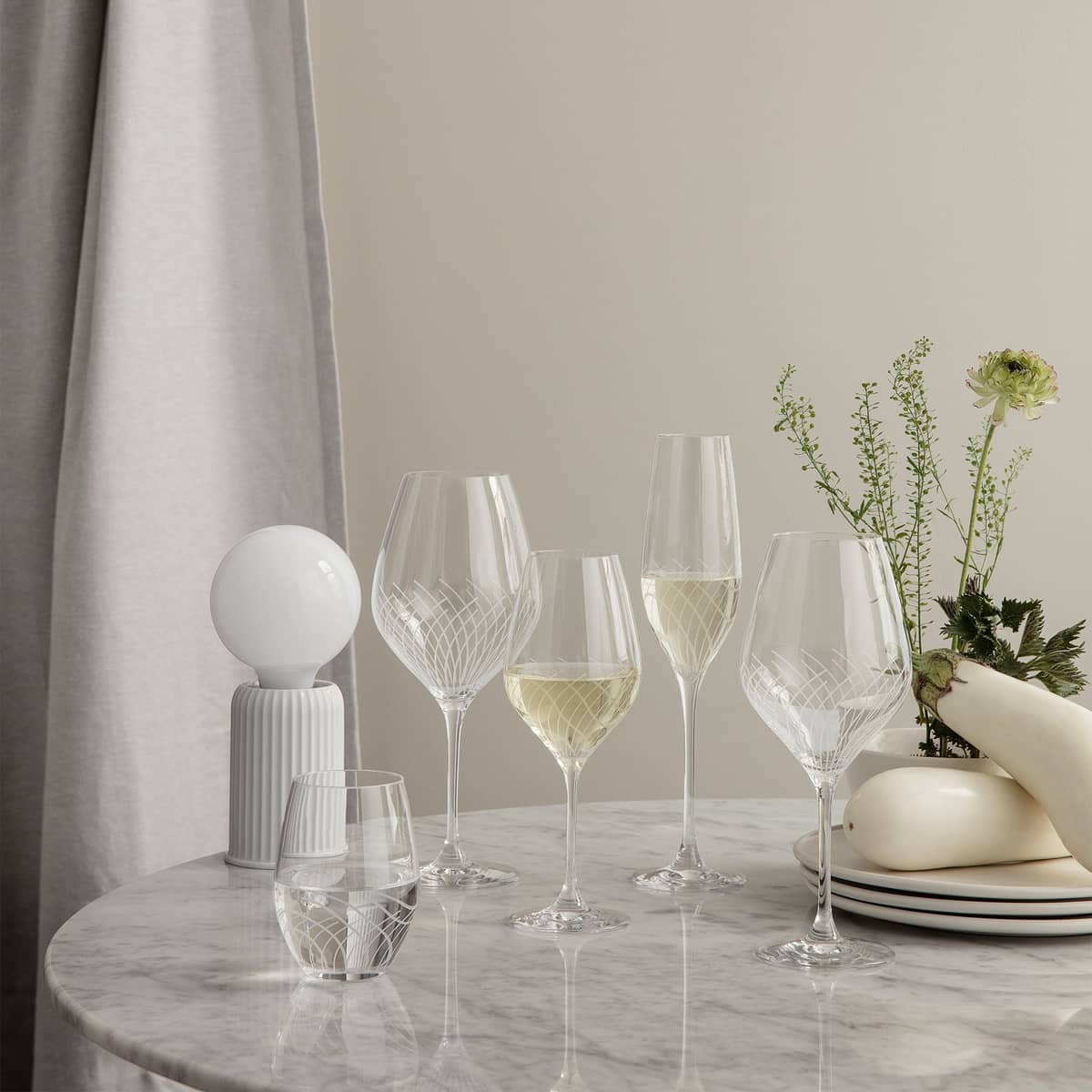 Caabernet Lines vitvinsglas 2 st.