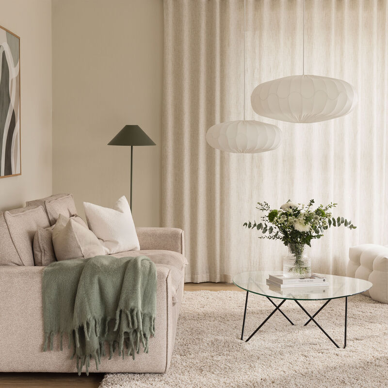 Globen Lighting Bladverk lampskärm 70 cm, vit