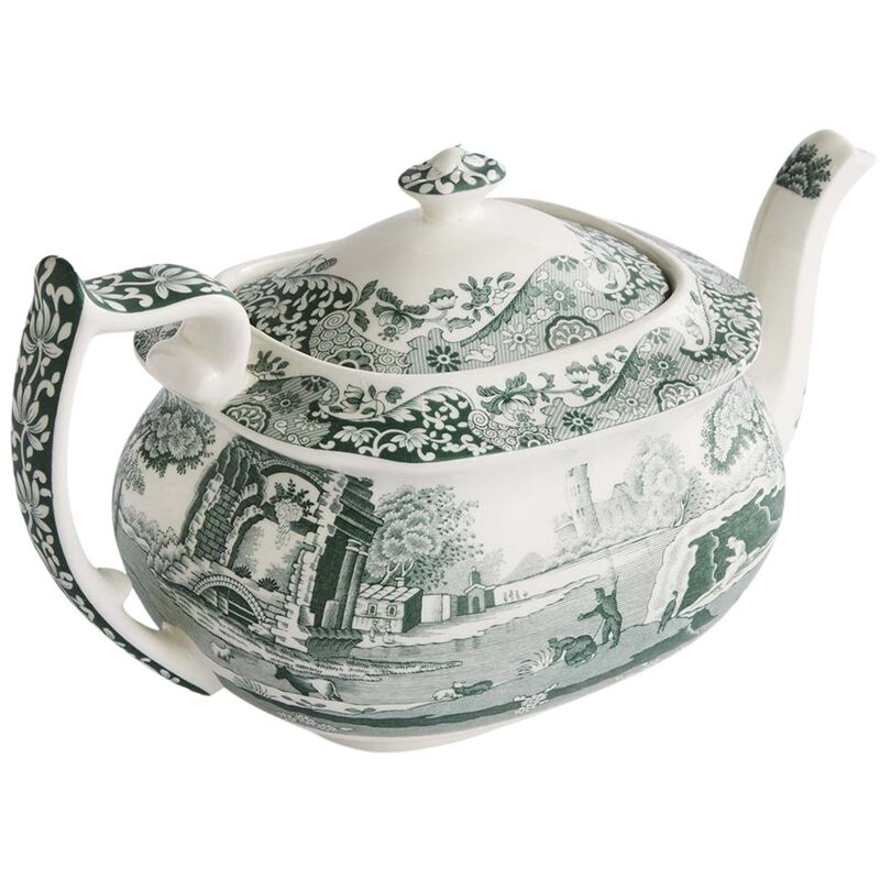 Heritage Green Italian tekanne, grønn/hvit