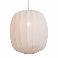 Prisma taklampa i linne 45 cm, vit