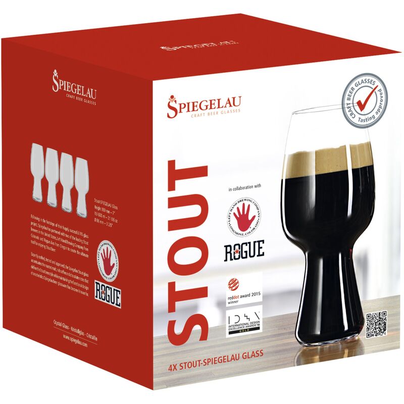 Craft Stout Ølglass 60 cl 4-pk