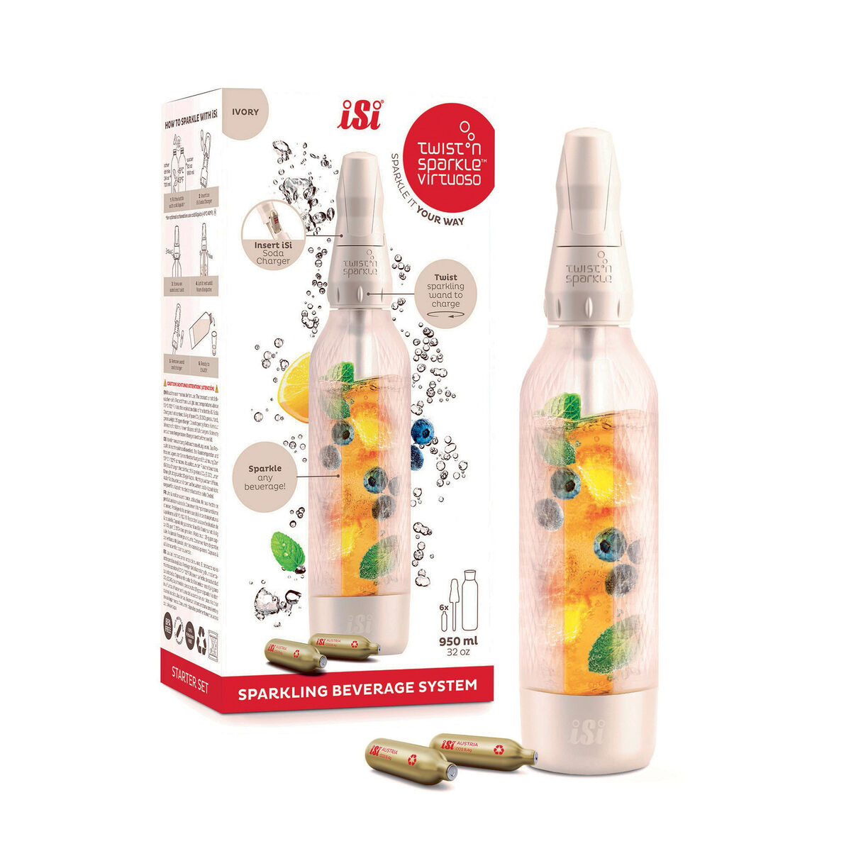 Twist’n Sparkle Virtuoso Starter, ivory