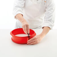 Springform med fat 23 cm, rød