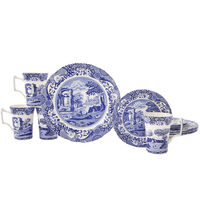 Spode Blue Italian stel 12 dele, blå/hvid