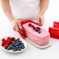 Springform med tallerken 24 cm, rød