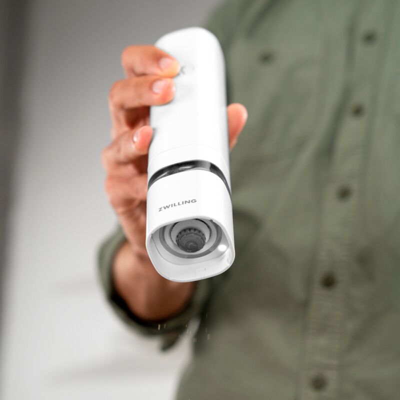 elektrisk kvarn, vit