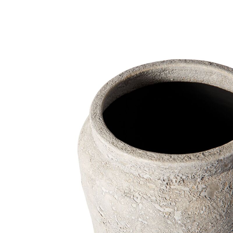 Luna vas 28 cm, grå