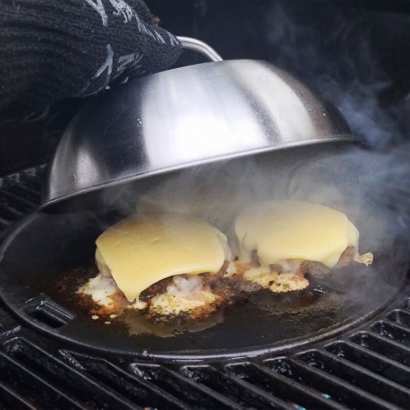 Grillkube i rustfrit stål, Ø 22,5 cm