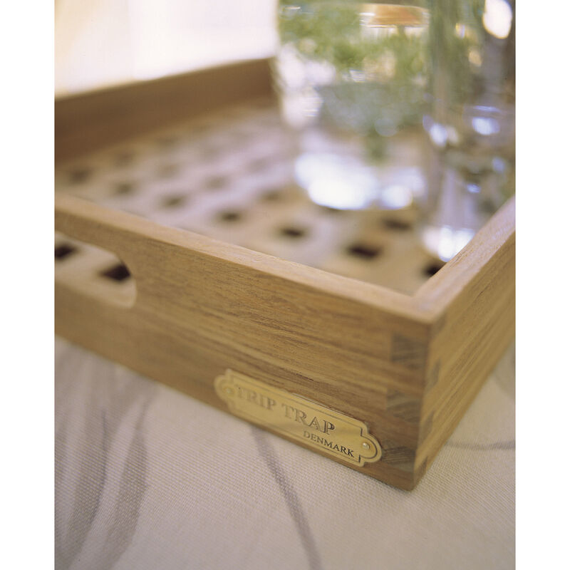 Fionia-tarjotin, 52 x 36 cm, tiikkiä