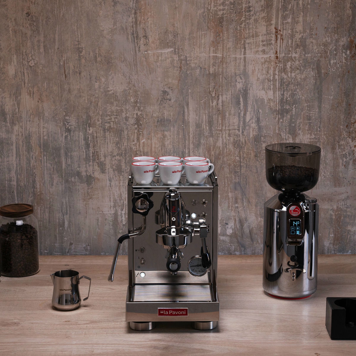 Kaffemaskine Cellini Mini poleret stål