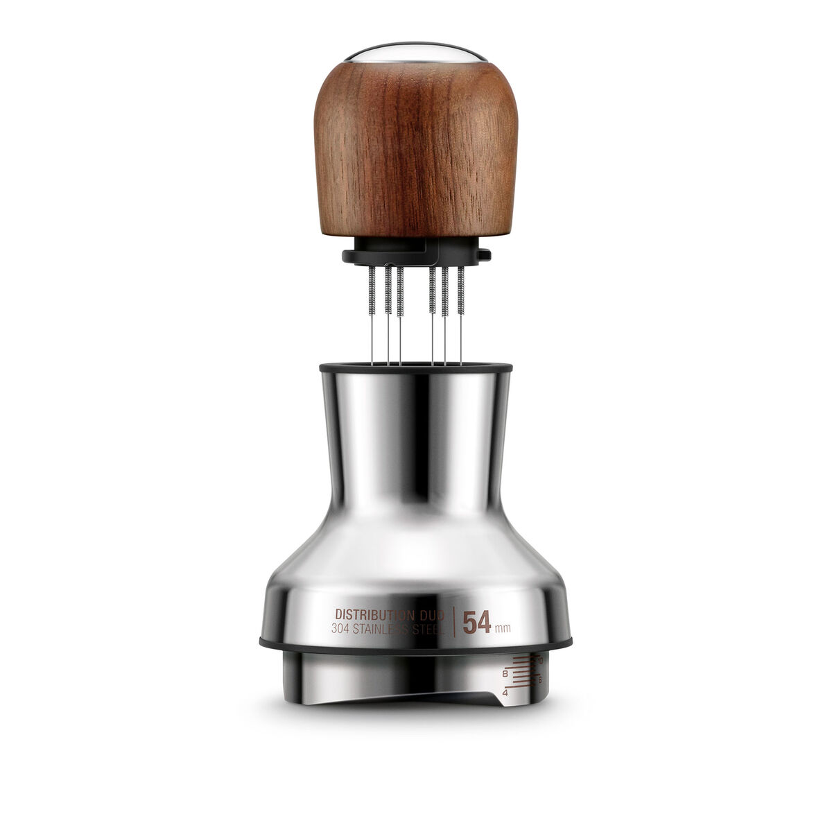 SEA203WLW Tamper og fordele 54 mm, valnød
