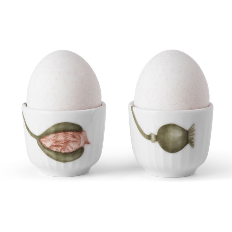 Poppy äggkopp, 2-pack, vit