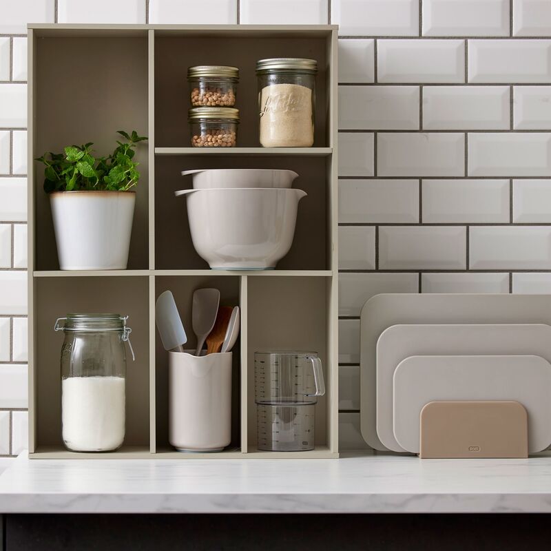 Skærebræt Choptima, sæt med 3 brætter, humus