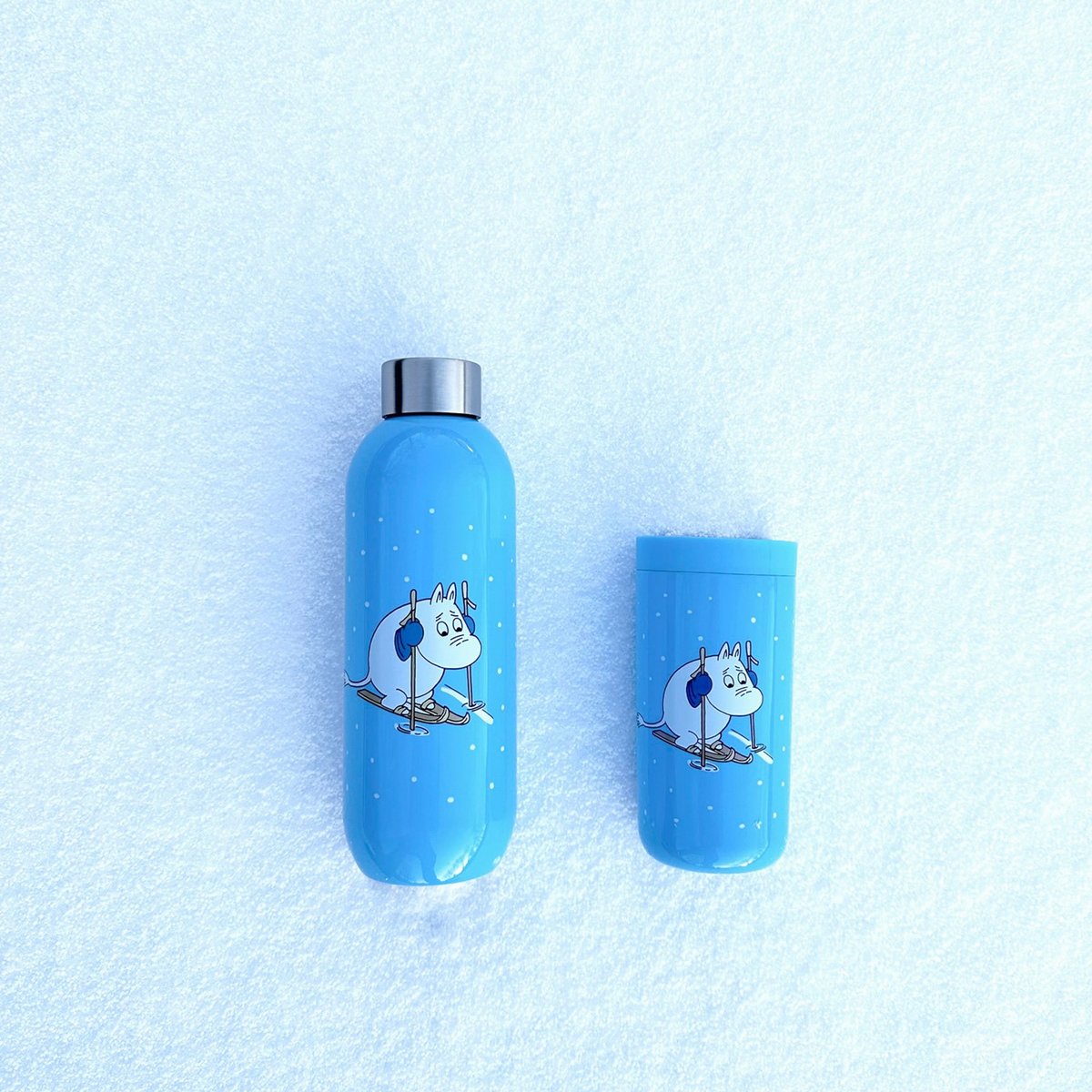 To Go Click termokrus 0,2 liter, Moomin skiing