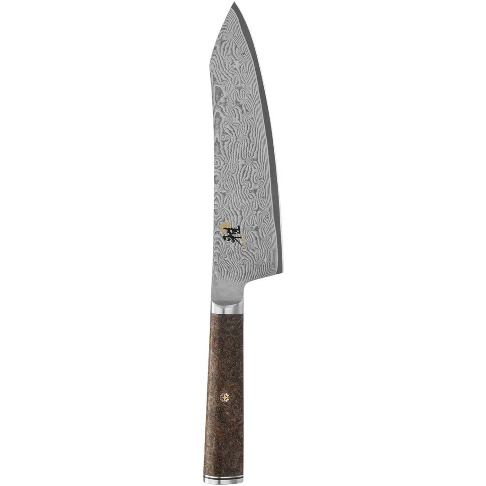 BLACK 5000MCD Rocking Santoku Japansk Kockkniv 18 cm