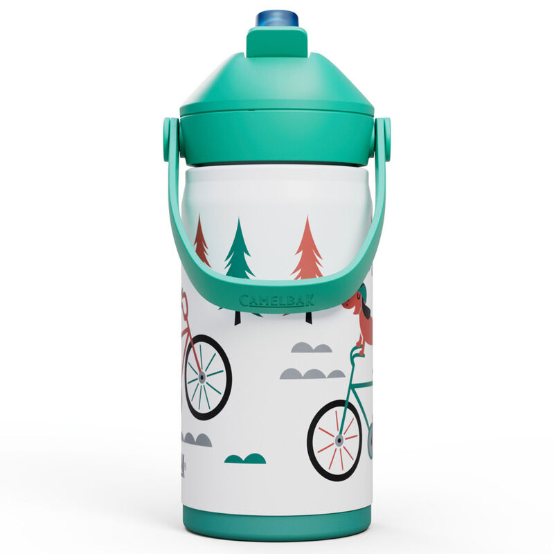 Thrive Flip Straw Kids drikkeflaske 0,35 liter, Biking Dogs