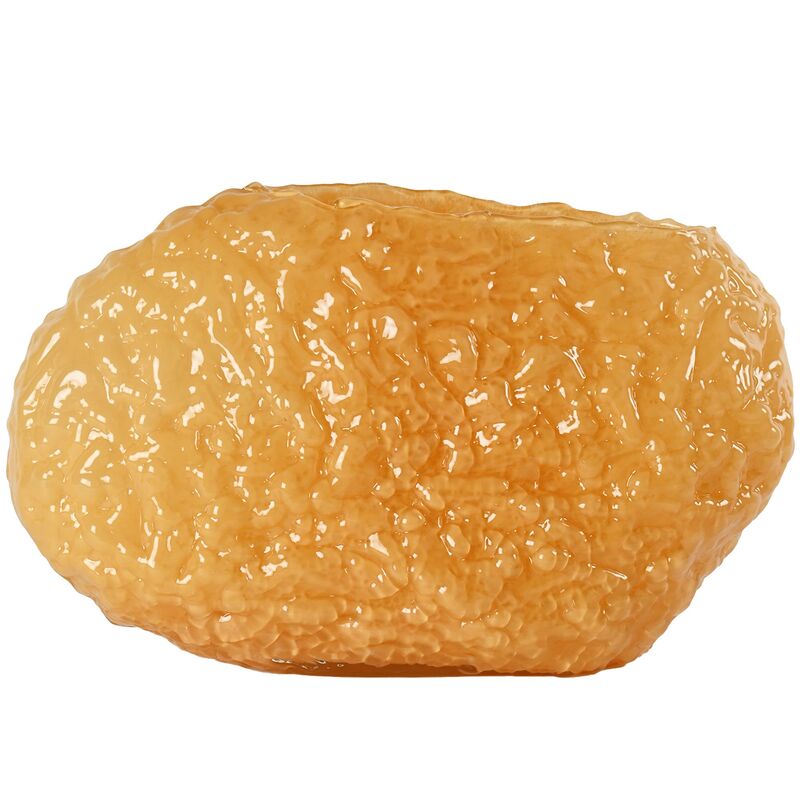 Corallo vase 45 cm large, gul