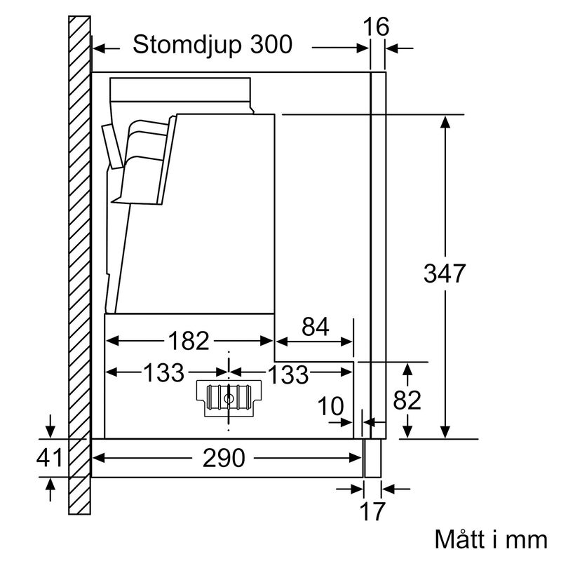 LI67RB531 iQ300 utdragbar köksfläkt, silver