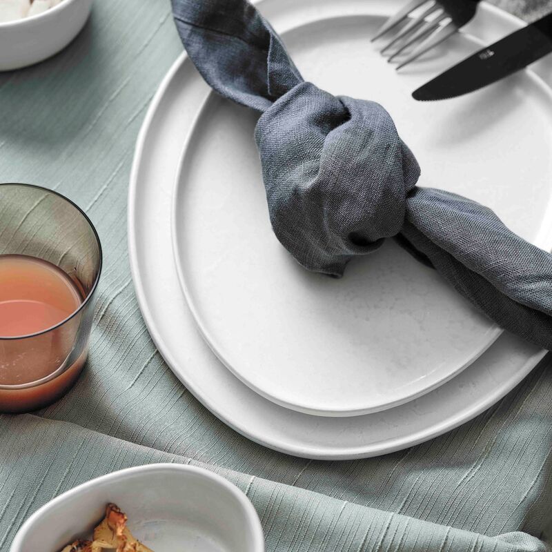 RAW Organic frokosttallerken, 24x21 cm, arctic white