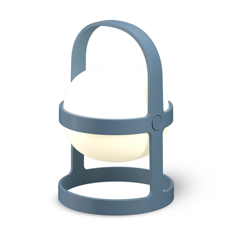 Solar Circular lampa 18,5 cm, sky blue