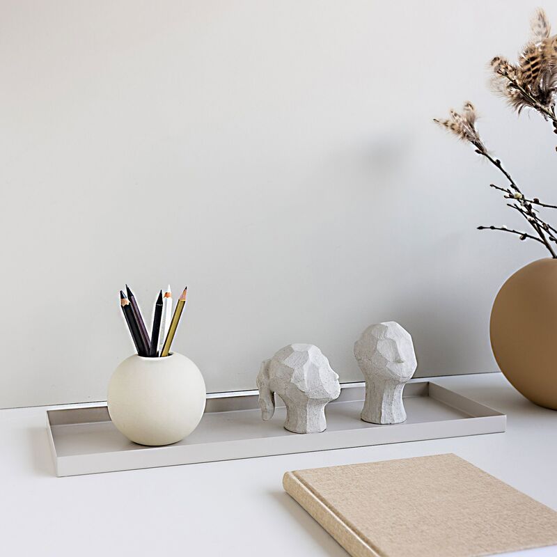 Ball maljakko, 10 cm, sand