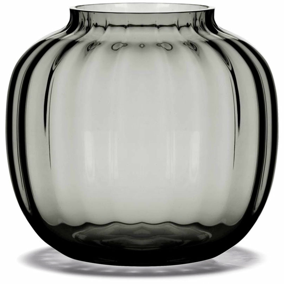 Primula vase, 12,5 cm., smoke