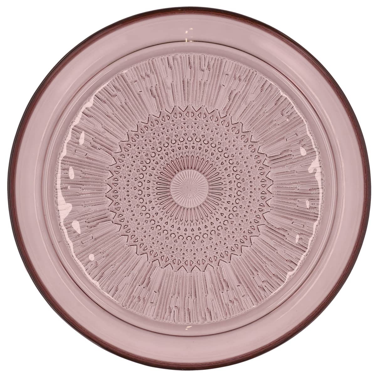 Kusintha Glastallerken Ø25 cm, pink