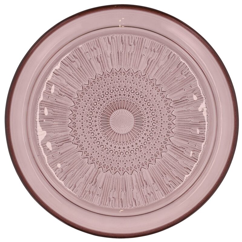 glastallrik 25 cm, rosa