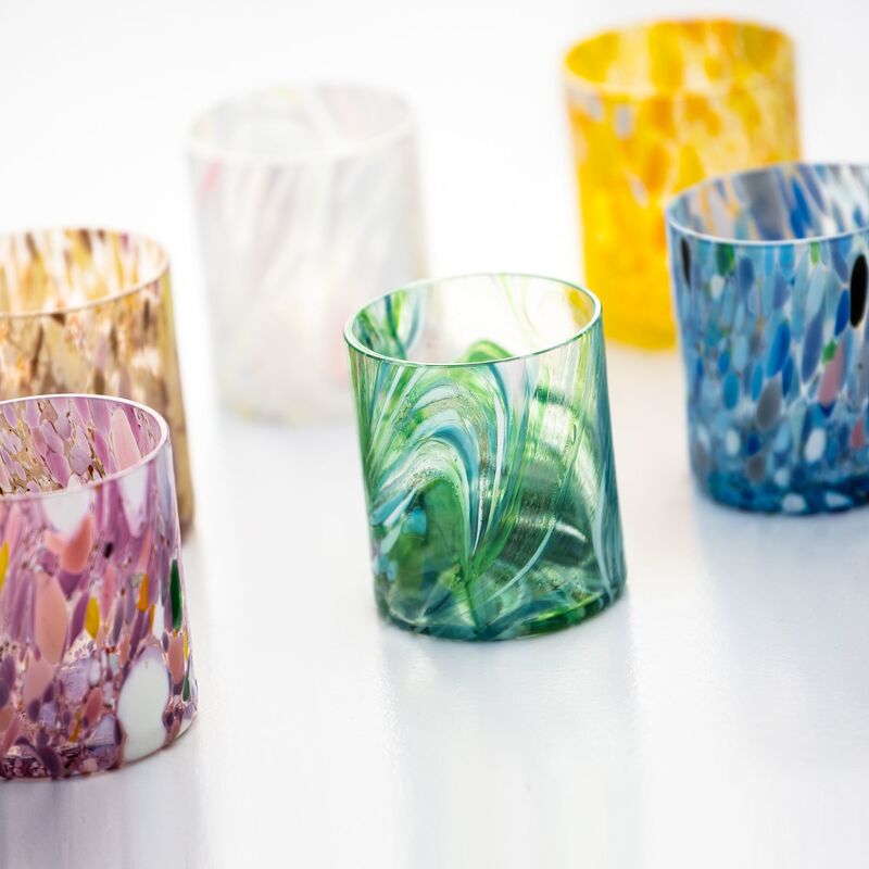 Swirl drikkeglass 35 cl, brun