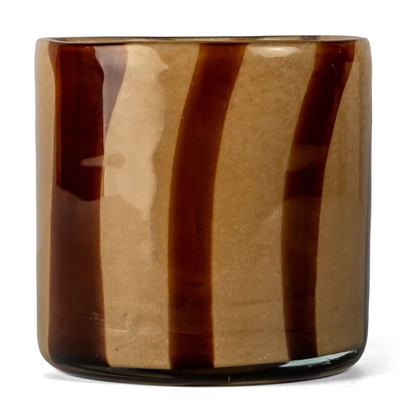 Calore fyrfadsstage extra small, brun/beige