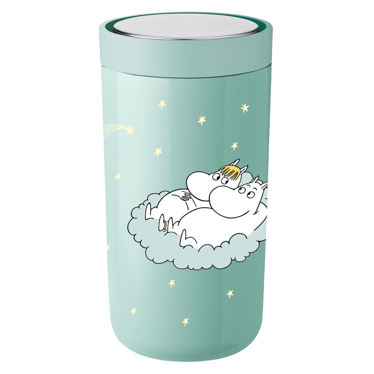 To Go Click Termokop 0,2 liter, stål, Moomin