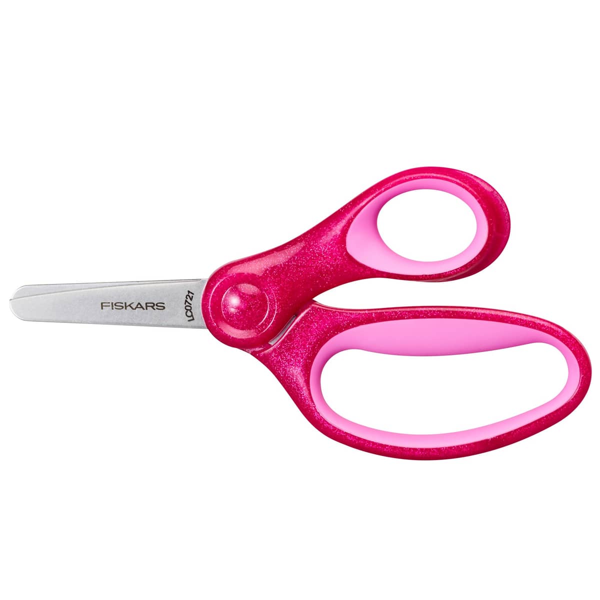 Barnsax 13 cm, rosa/glitter