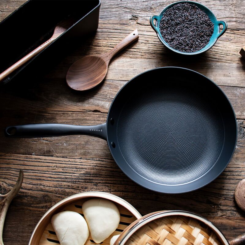 Stegepande 28 cm, letvægtsstøbejern