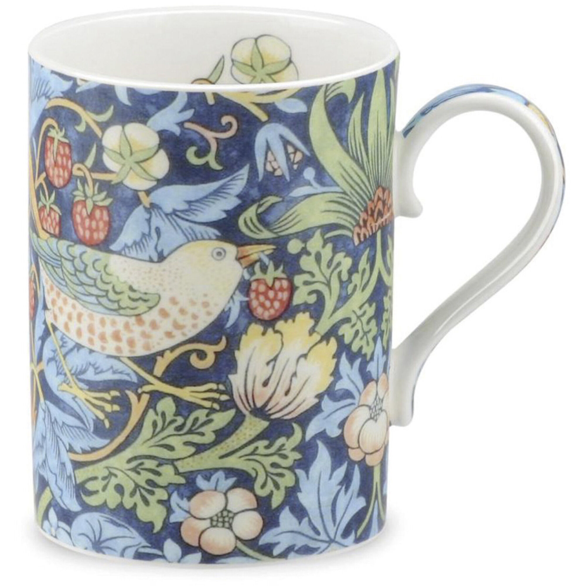 Spode Strawberry Thief kopp 35 cl Indigo-mineral