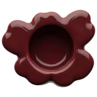 Unikko Shape lämpökynttiläpidike 10x3 cm, punaisenruskea