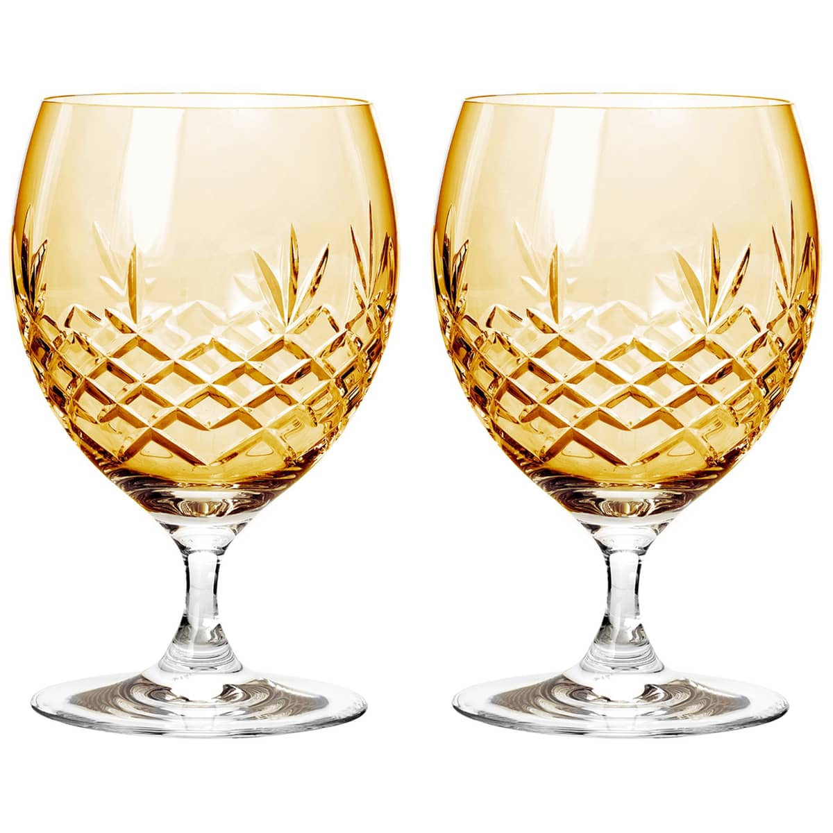Crispy Eightball Glas Citrine 2 st