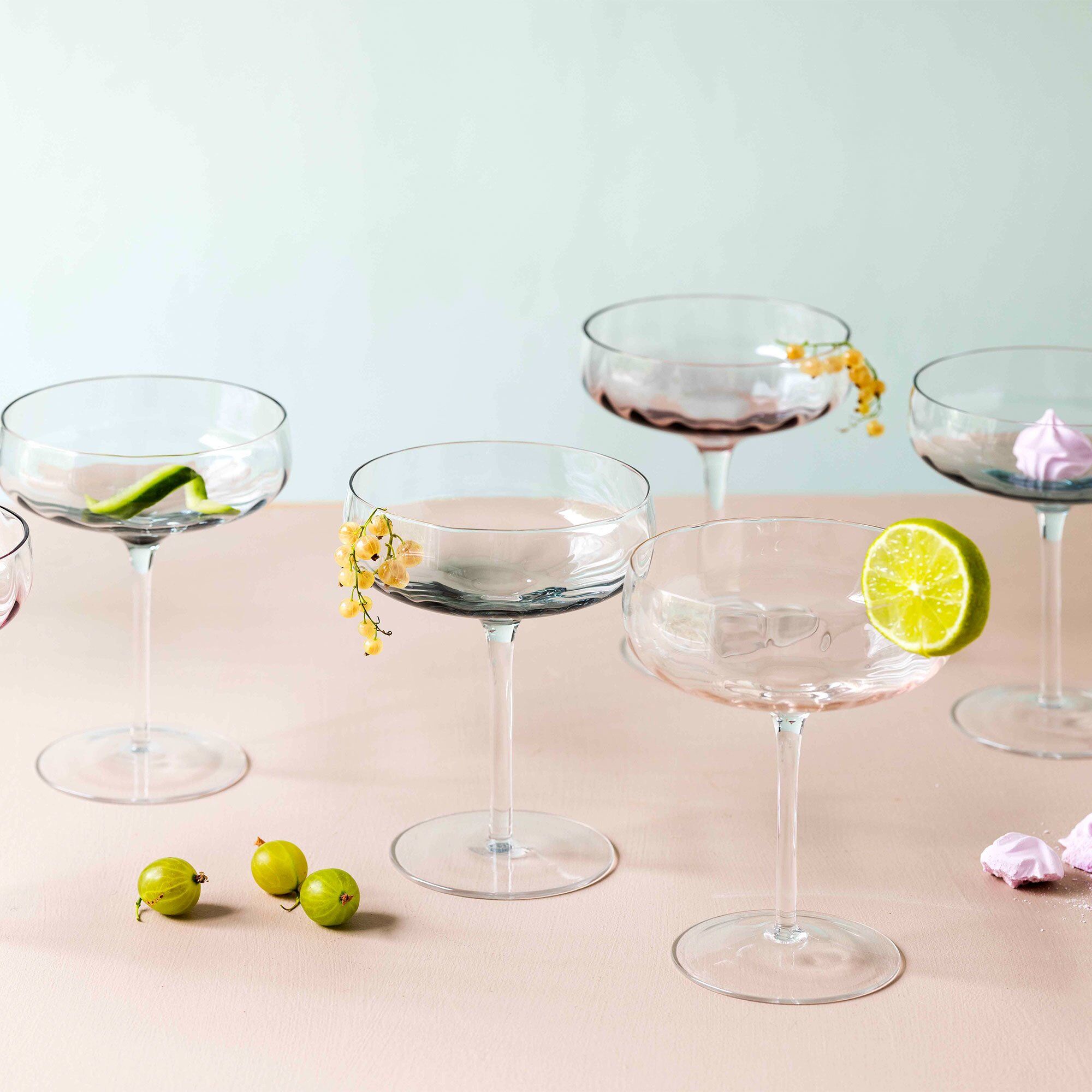 Alternativ bild 1 för Aida - Søholm Sonja Champagne/cocktail glas 30 cl Sand