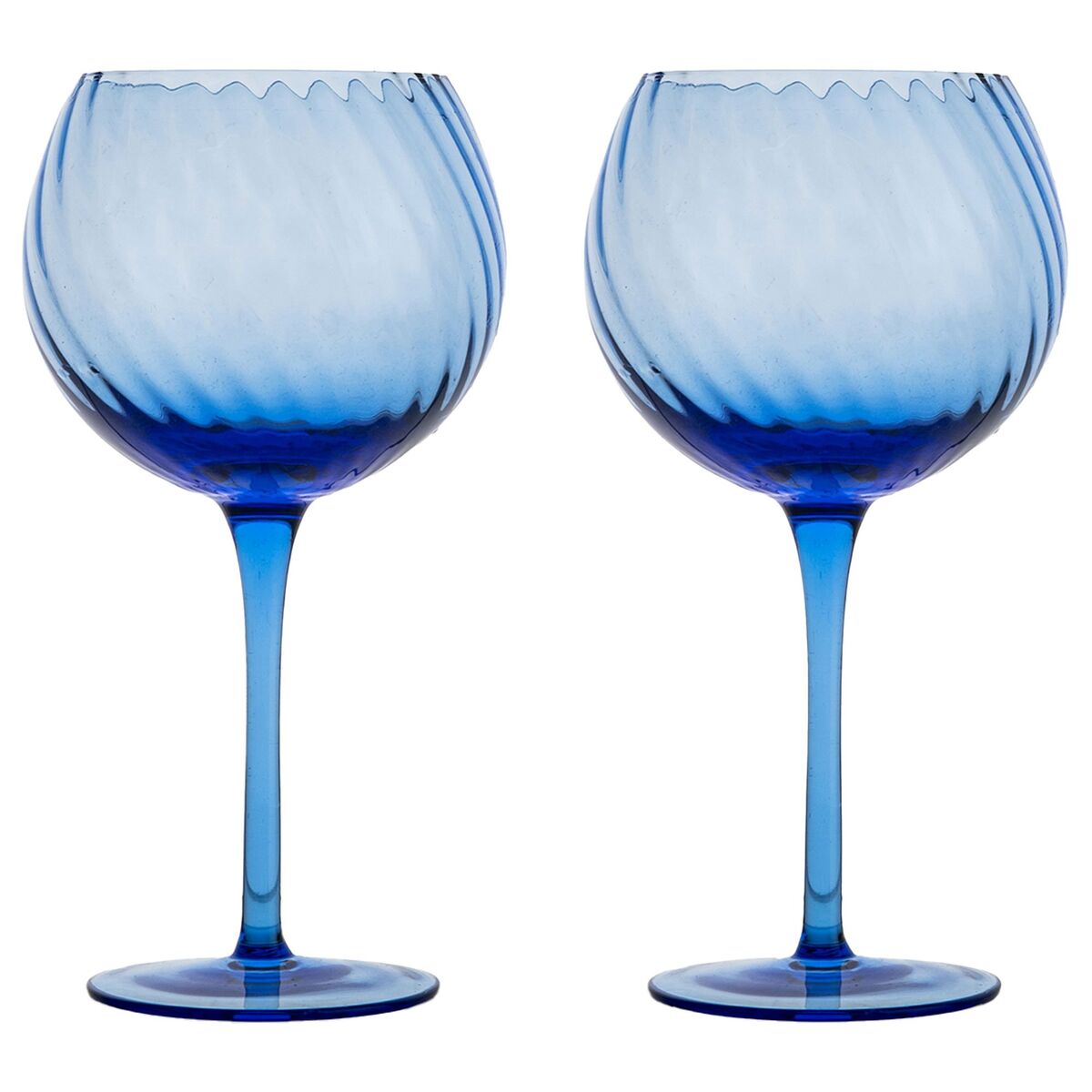 Byon Opacity vinglass 2-pakning, blå