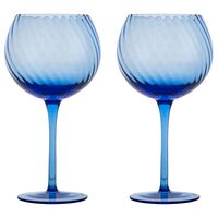 Byon Opacity vinglass 2-pakning, blå