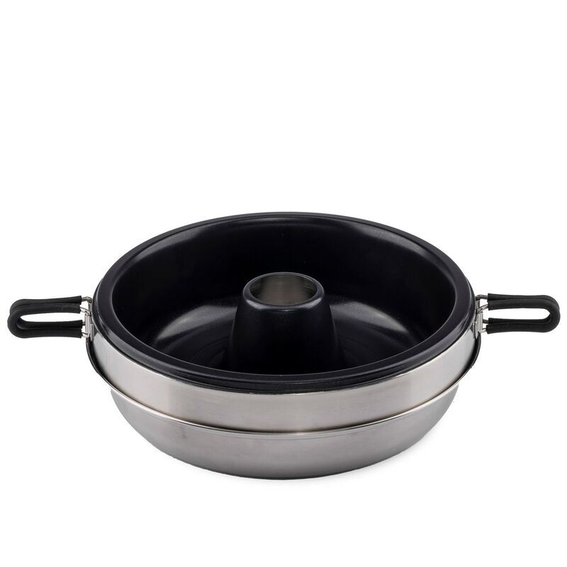 Dimengo campingovn 2 liter, rustfrit stål