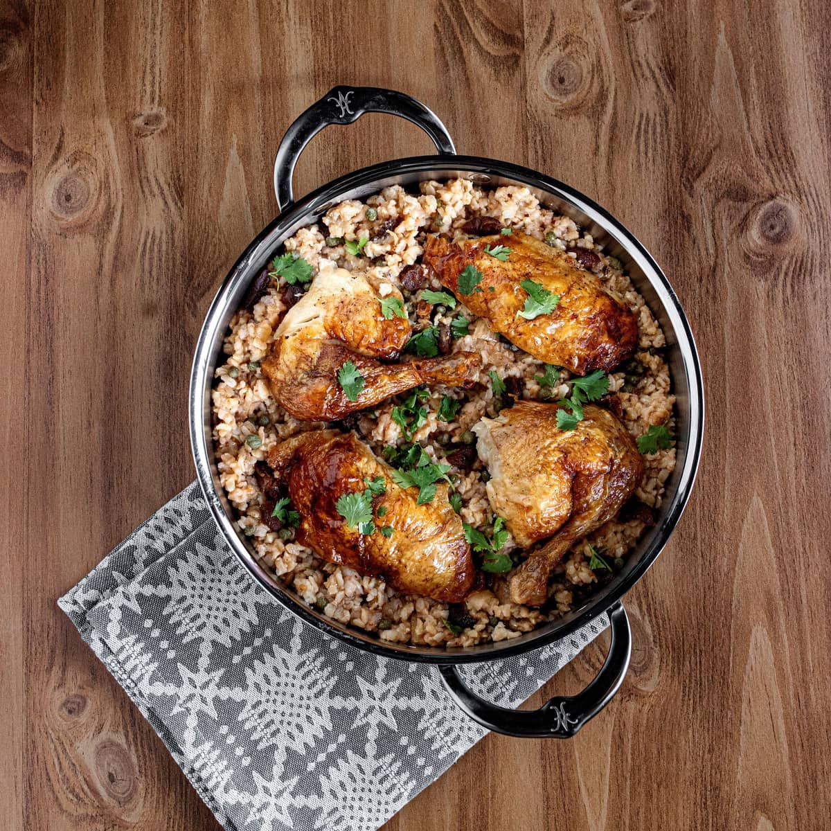 Sautuse med lokk 26cm 3,3 L