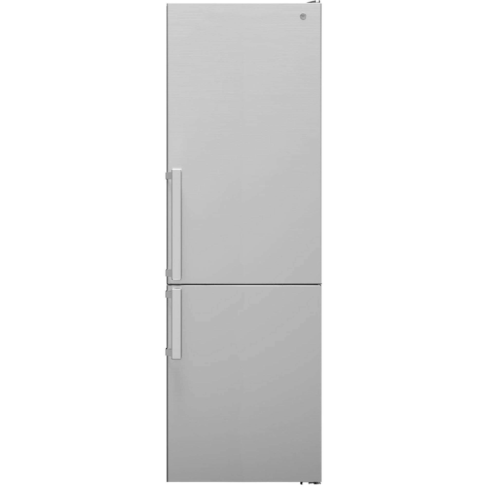Professional fristående køle-/fryseskab 186 cm, rustfrit stål