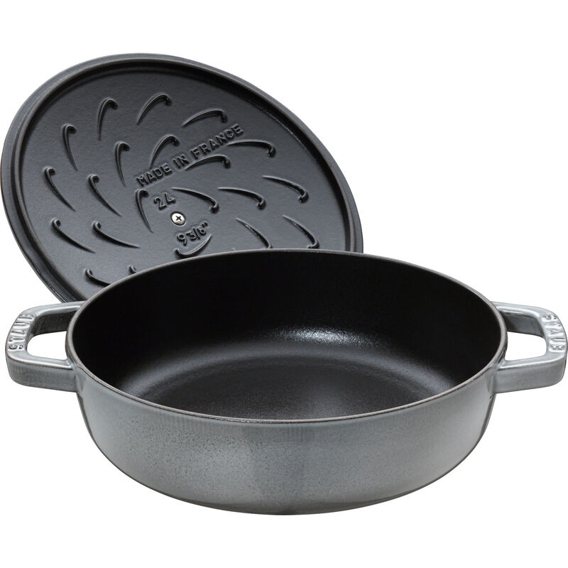 Cocotte Chistera Sautépanne Grå 28 cm 3,7 l