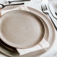 RAW desserttallerken, sandy beige