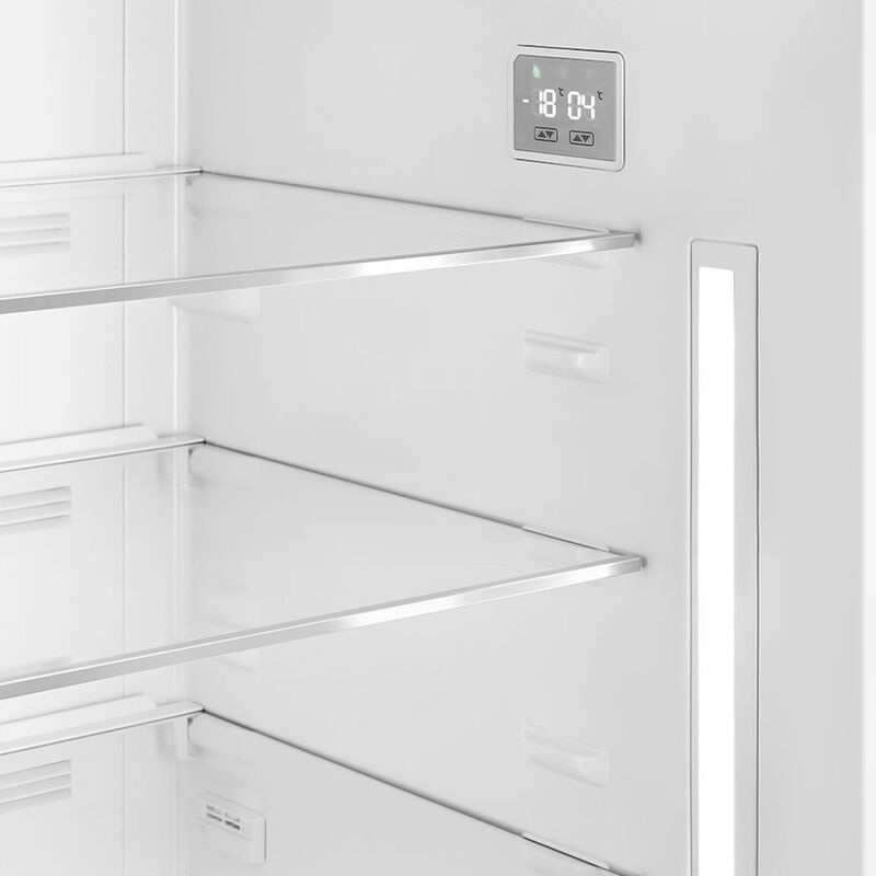 Smeg FAB38RPB6 højrehængt køle/fryser 70 cm, pastelblå