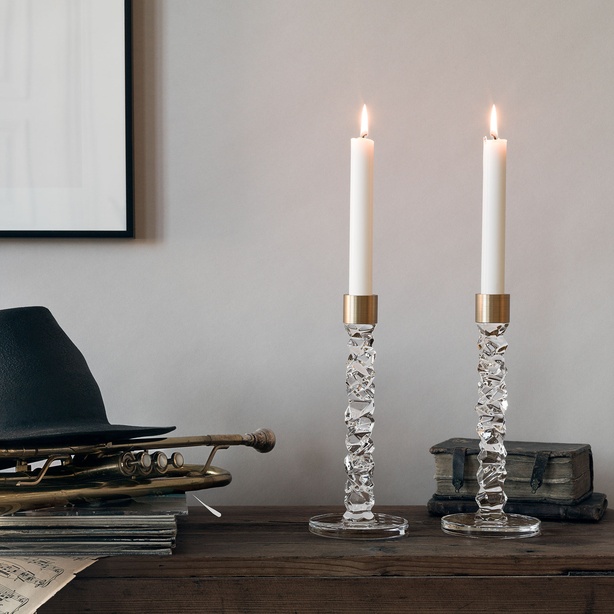 Carat Ljusstake H 29,7 cm Mässing