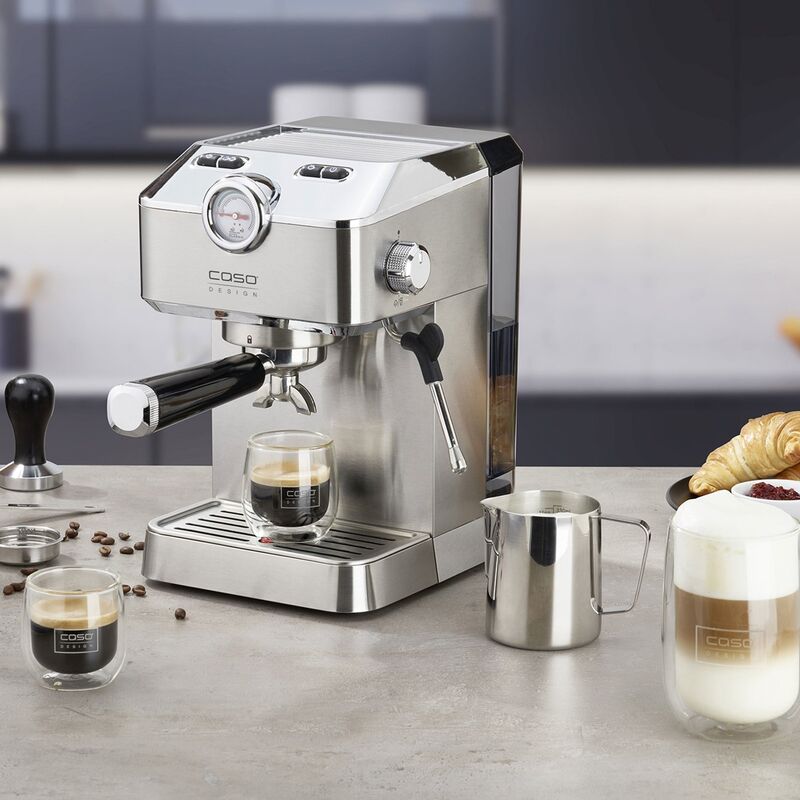 Espresso Gourmet espressomaskin, silver